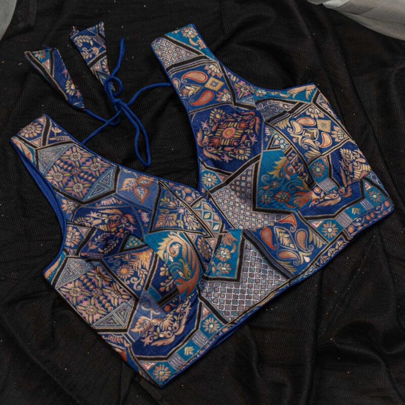 Ready-Made Blouse with Adjustable Fit for Women