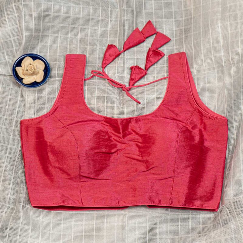 Ready-Made Blouse with Adjustable Fit for Women