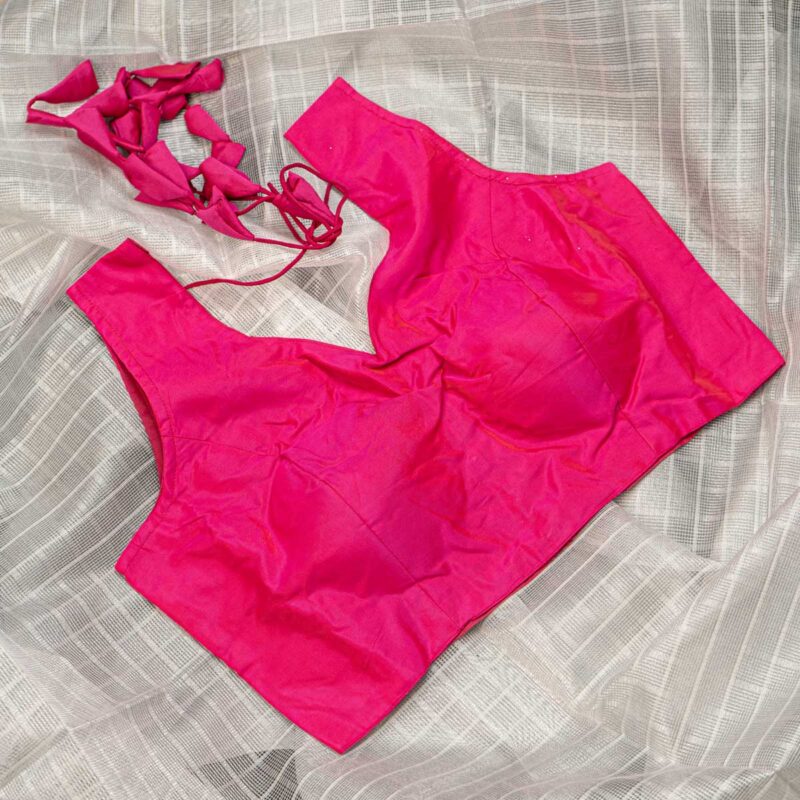 Ready-Made Blouse with Adjustable Fit for Women